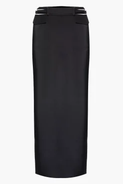 Cheap DION LEE POCKET COLUMN SKIRT Black