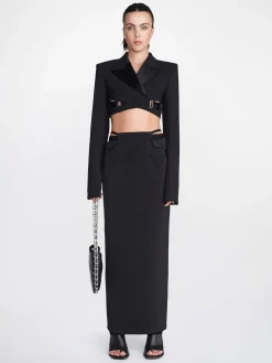 Cheap DION LEE POCKET COLUMN SKIRT Black