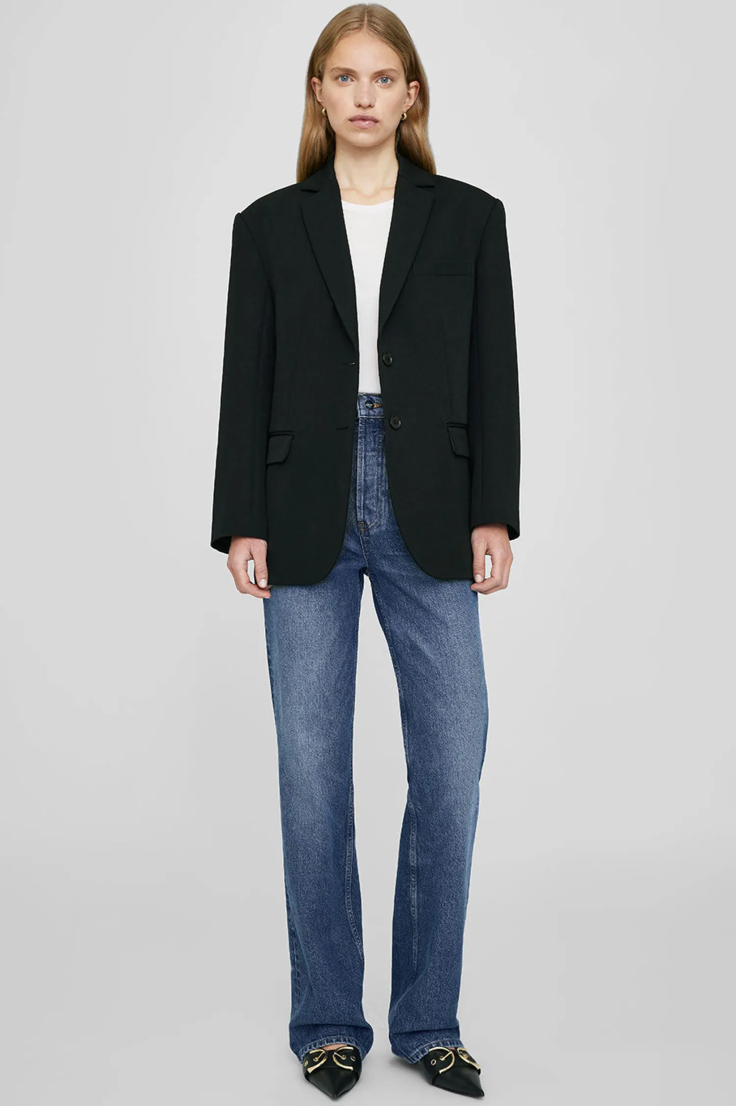 Outlet ANINE BING QUINN BLAZER Black