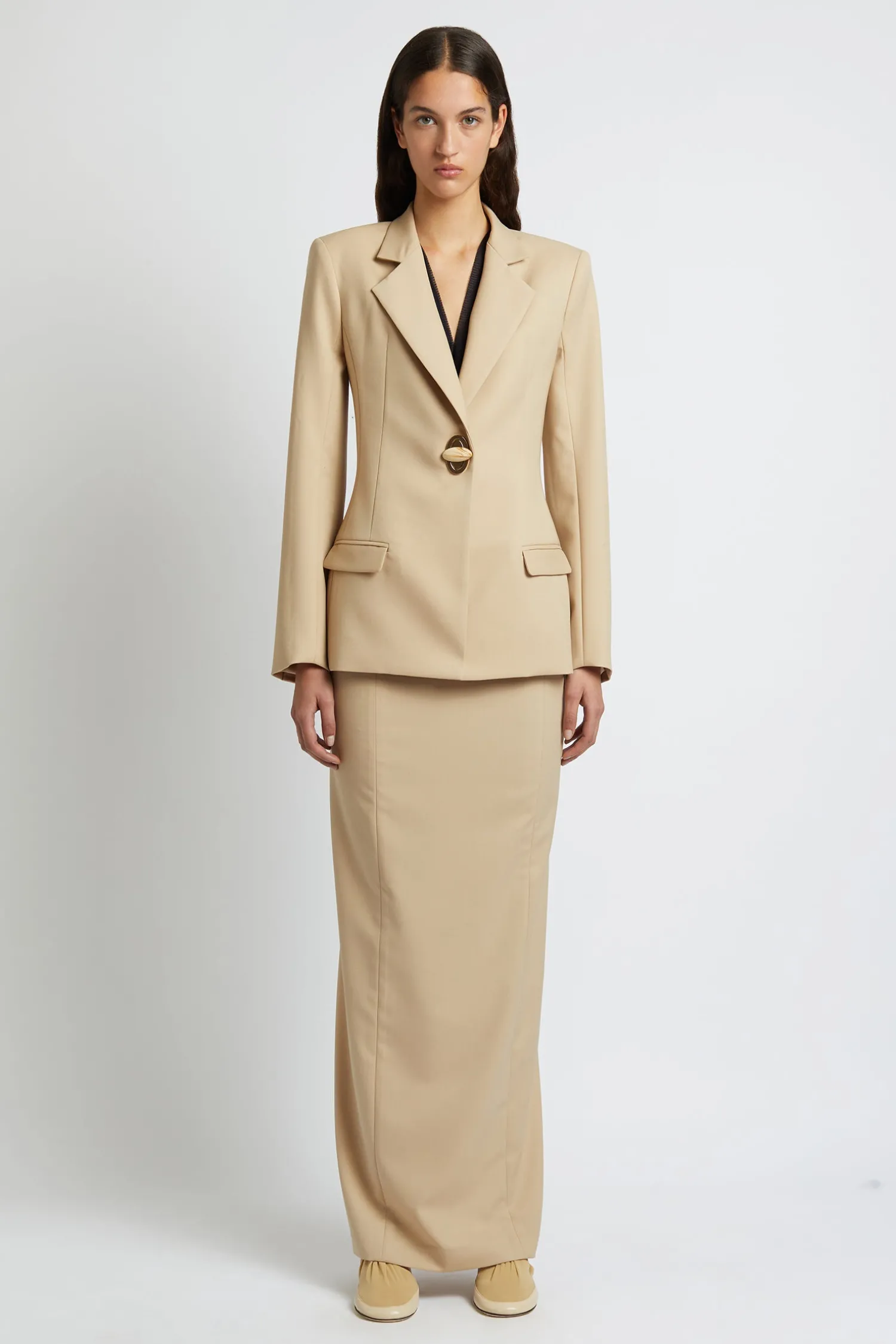 Flash Sale CHRISTOPHER ESBER RACQUET APEX BLAZER Sand