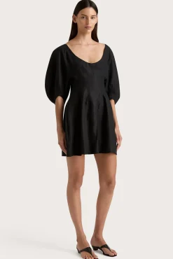 Cheap FAITHFULL THE BRAND RAYNARA MINI DRESS Black