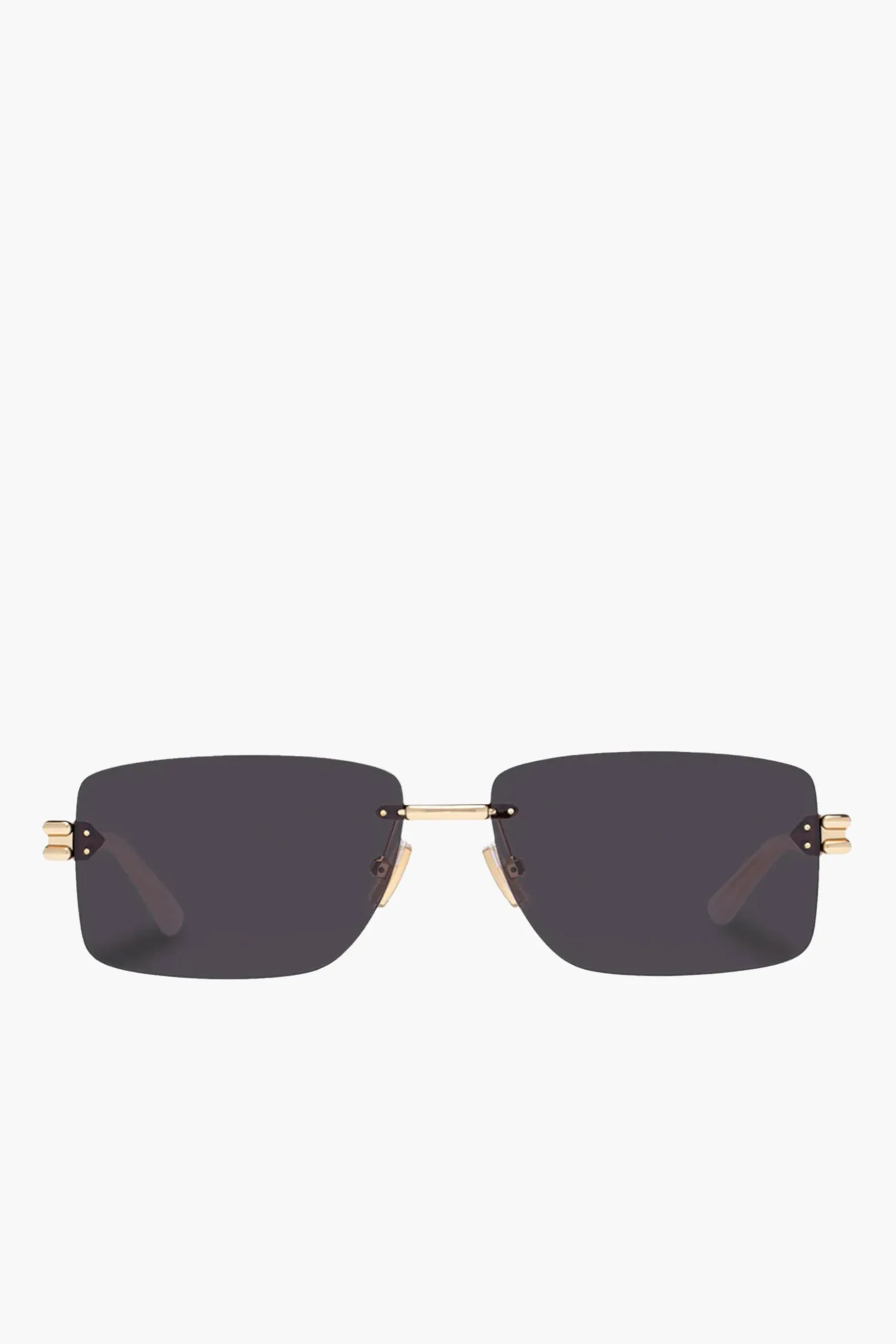 Store BOTTEGA VENETA RECTANGLE METAL SUNGLASSES