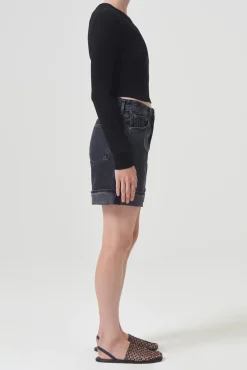 Online AGOLDE REEGAN SHRUNKEN TEE Black