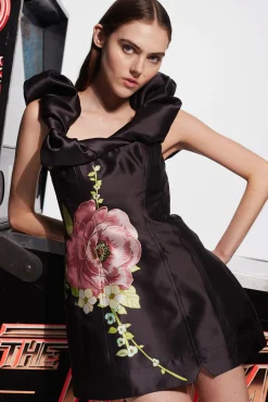 Best ALÉMAIS REGENT NOIR MINI DRESS