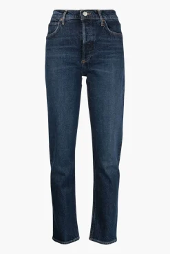 Fashion AGOLDE RILEY HIGH RISE STRAIGHT LONG
