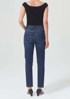 Fashion AGOLDE RILEY HIGH RISE STRAIGHT LONG