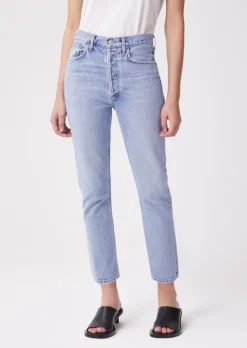 Clearance Agolde RILEY HIGH RISE STRAIGHT CROP