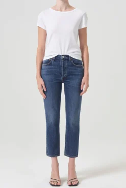 Hot AGOLDE RILEY HIGH RISE STRAIGHT CROP
