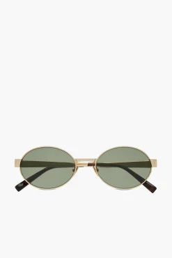 Clearance SAINT LAURENT ROUND METAL FRAME SUNGLASSES