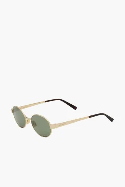 Clearance SAINT LAURENT ROUND METAL FRAME SUNGLASSES
