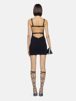 Sale THE ATTICO RUE MINI DRESS Black