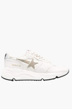 Online GOLDEN GOOSE RUNNING SOLE SNEAKER WHITE/TAUPE/SILVER