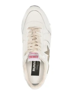 Online GOLDEN GOOSE RUNNING SOLE SNEAKER WHITE/TAUPE/SILVER