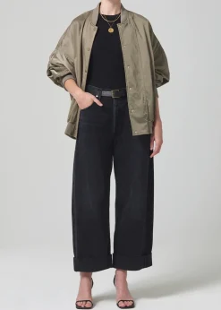 Hot CITIZENS OF HUMANITY SASHA BOMBER Olivine