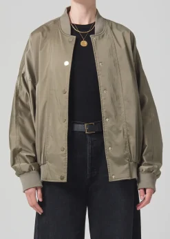Hot CITIZENS OF HUMANITY SASHA BOMBER Olivine