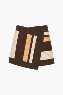Flash Sale SIR SAVANNA WRAP MINI SKIRT CatinaStripePrint