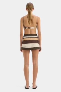 Flash Sale SIR SAVANNA WRAP MINI SKIRT CatinaStripePrint