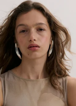 Best ANNA ROSSI SELENE EARRING Gunmetal