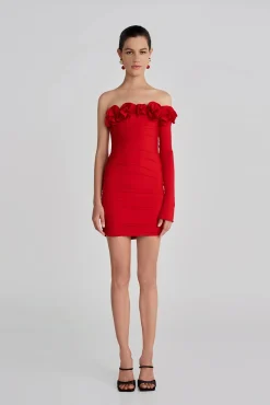 Hot MAYGEL CORONEL SELVAGGIO MINI DRESS Red