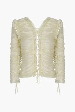 Online CHRISTOPHER ESBER SEQUENCE SILK TOP Butter