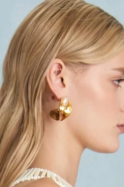 Hot CULT GAIA SHIRA EARRING ShinyBrass