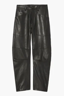 Shop NILI LOTAN SHON LEATHER PANT