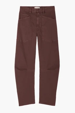 Discount NILI LOTAN SHON PANT Oxblood