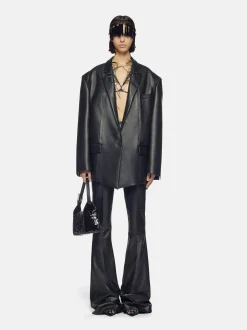 Store THE ATTICO SHORT COAT Black
