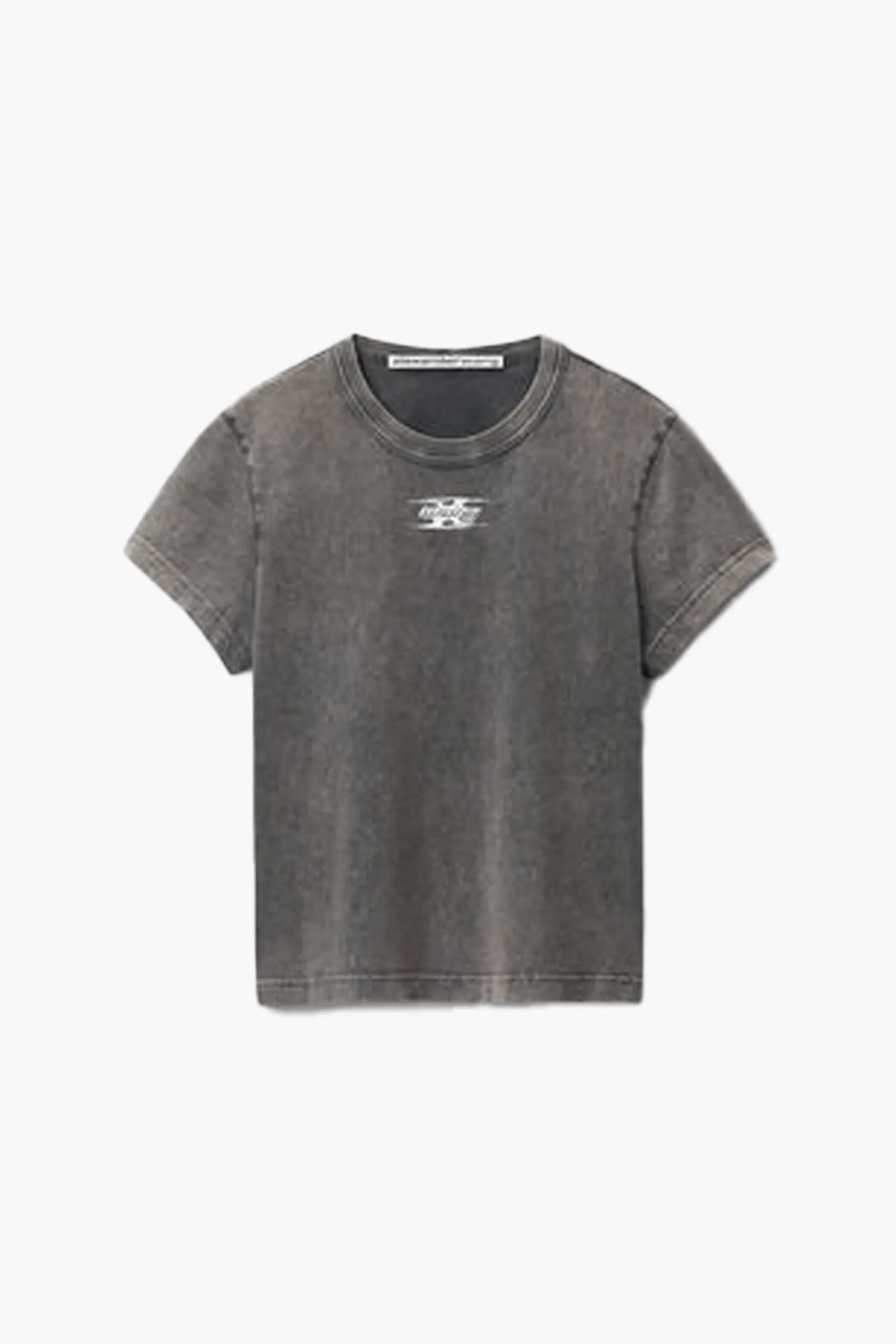 Outlet ALEXANDERWANG.T SHRUNKEN TEE WITH BLADE LOGO