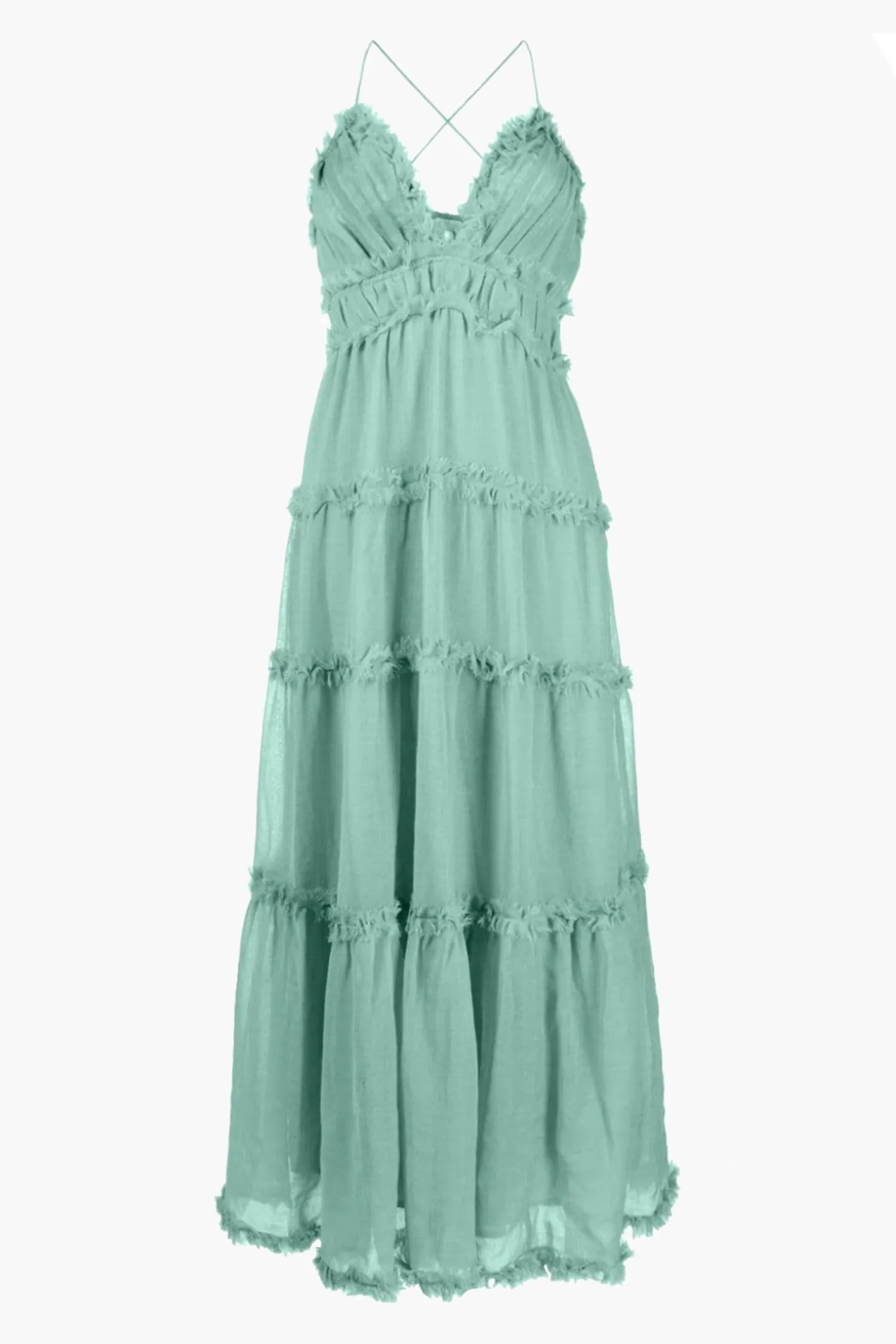 Hot ULLA JOHNSON SHYLA GOWN SeaGlass