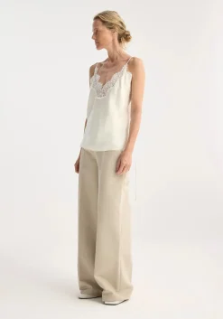 Flash Sale RÓHE SILK LACE CAMISOLE TOP