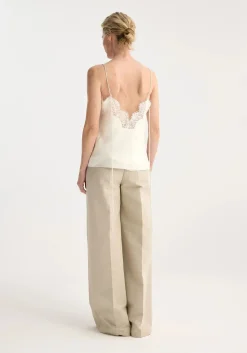 Flash Sale RÓHE SILK LACE CAMISOLE TOP
