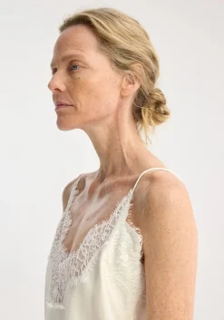 Flash Sale RÓHE SILK LACE CAMISOLE TOP