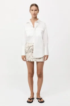 Sale ST. AGNI SILK MINI SKIRT