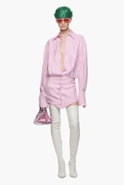 Clearance THE ATTICO SILVYE MINI DRESS SugarPink