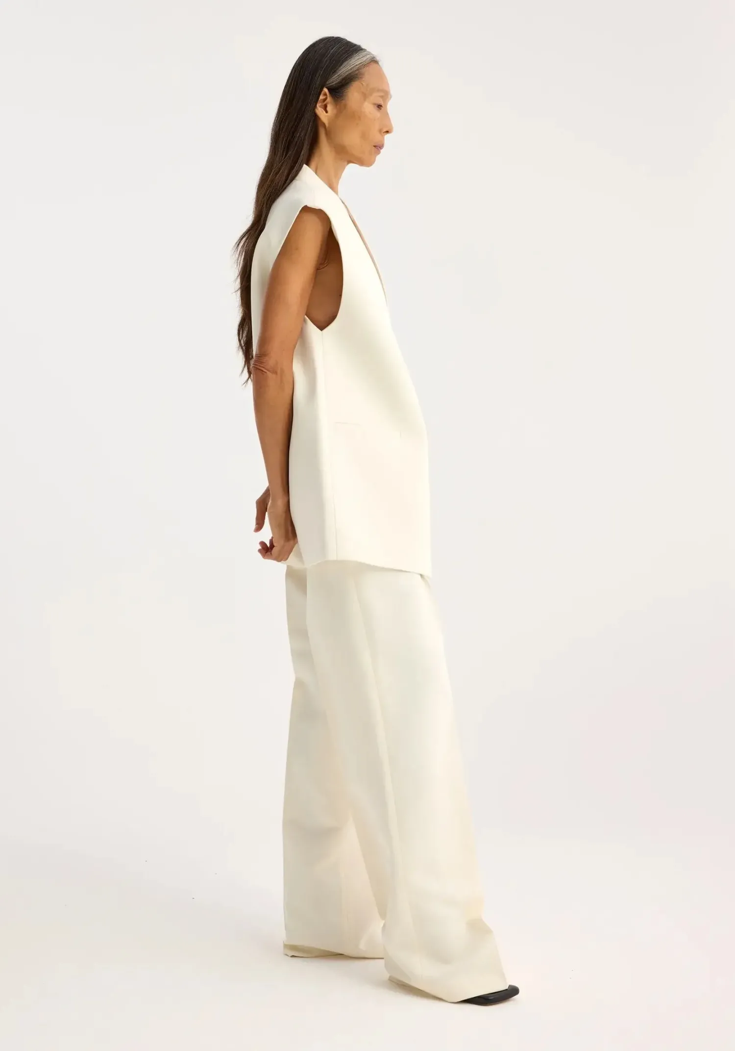 Outlet RÓHE SLEEVELESS WOOL-BLEND BLAZER