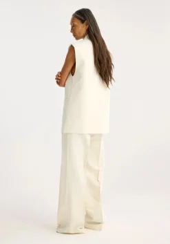 Outlet RÓHE SLEEVELESS WOOL-BLEND BLAZER