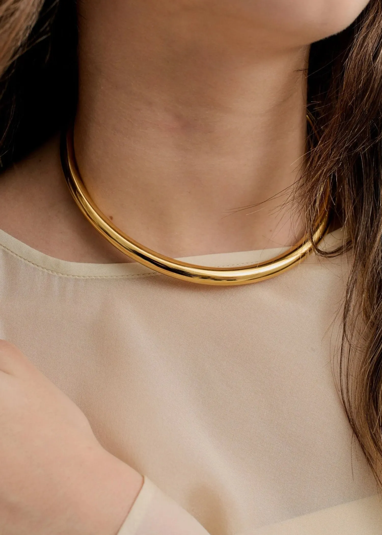 Cheap ANNA ROSSI SLIDE ON NECKLACE Gold