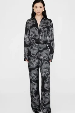 Fashion ANINE BING SOTO PANT BlackMushroomPrint