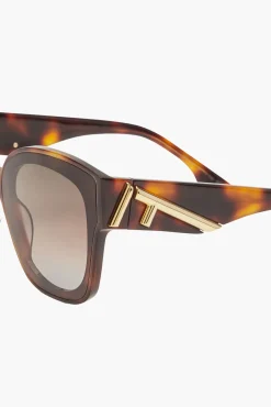 Best FENDI SQUARE ACETATE SUNGLASSES