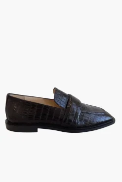 New BARE BASE SQUARE LOAFER ChocCroc