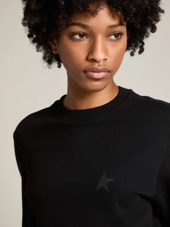 Online Golden Goose STAR ATHENA CREWNECK SWEATSHIRT Black