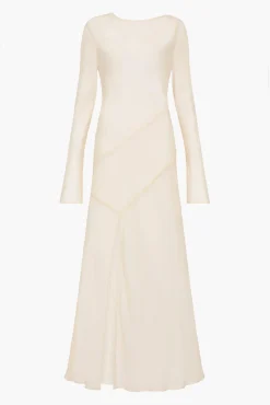 Cheap SIR STROBE LONG SLEEVE DRESS Bone