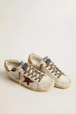 New GOLDEN GOOSE SUPER-STAR SNEAKER Silver/Ice/White/ButtercreamBrownZebra