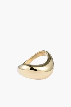 Hot ANNA ROSSI SWERVE RING Gold
