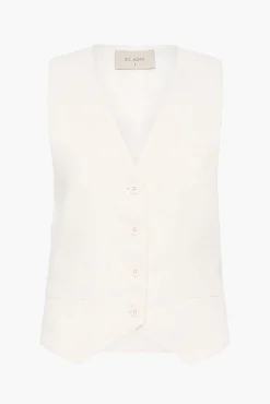 Online ST. AGNI TAILORED LINEN VEST