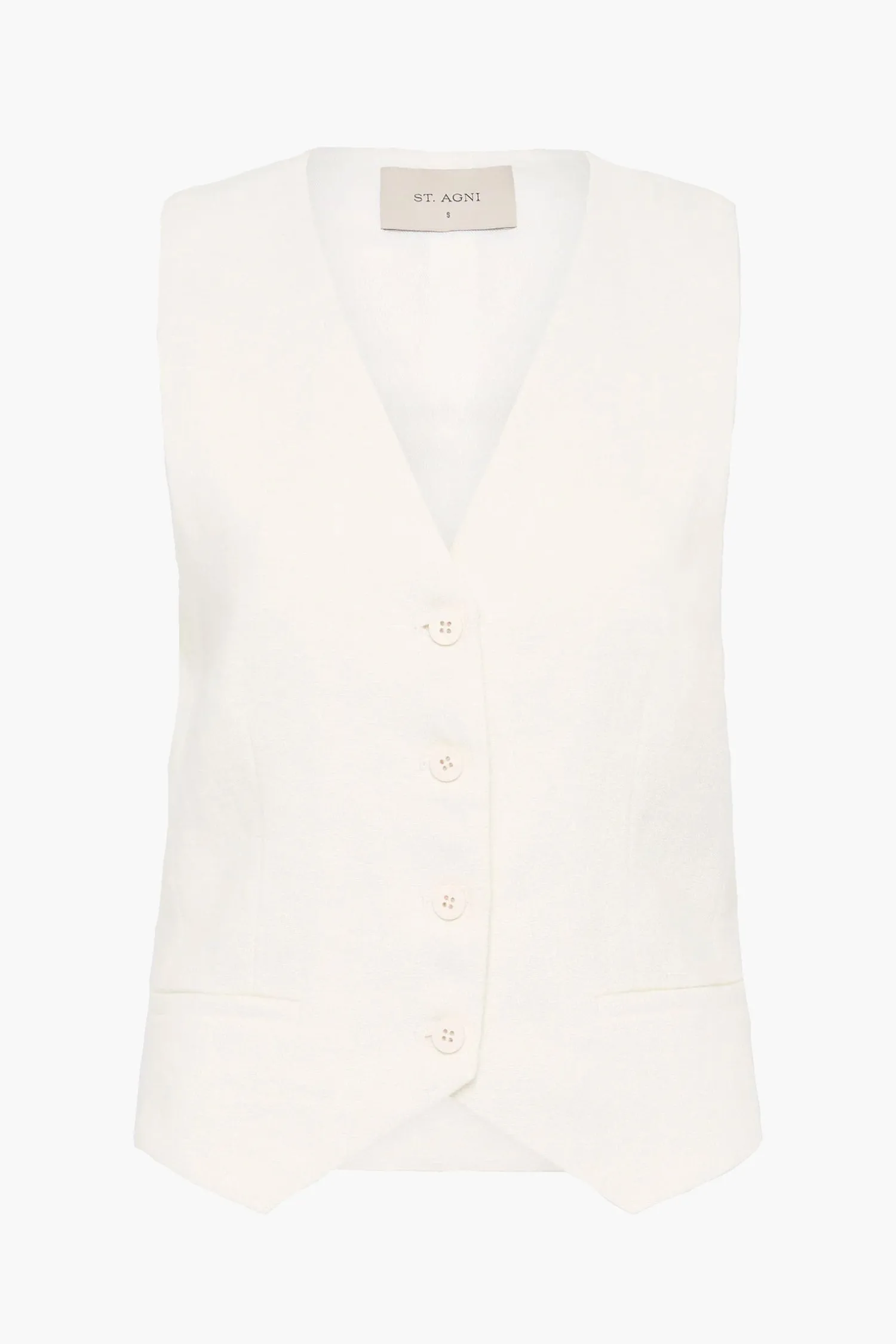 Online ST. AGNI TAILORED LINEN VEST