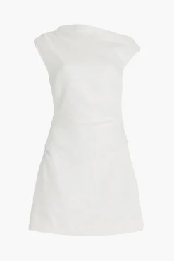 Sale SIR TAMARA KNOT MINI DRESS Ivory