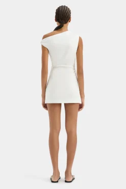 Sale SIR TAMARA KNOT MINI DRESS Ivory