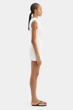 Sale SIR TAMARA KNOT MINI DRESS Ivory